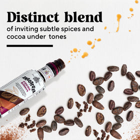 ANGOSTURA Cocoa Bitters drops mid-pour enhance complex aromas for drinks.