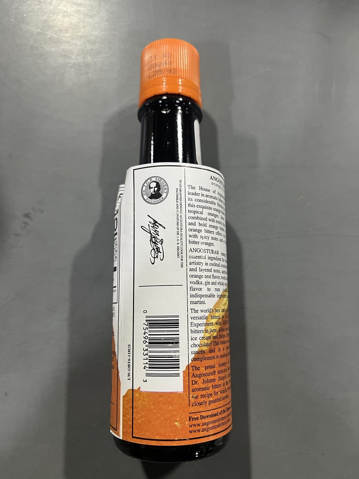 Angostura Orange Bitters brightens cocktails with citrus lift.