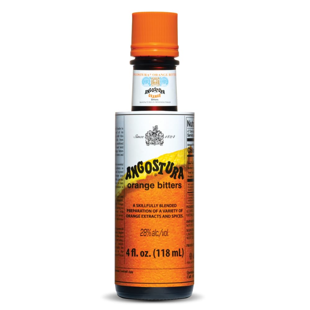 ANGOSTURA Orange Bitters bottle adds citrus depth to cocktails.