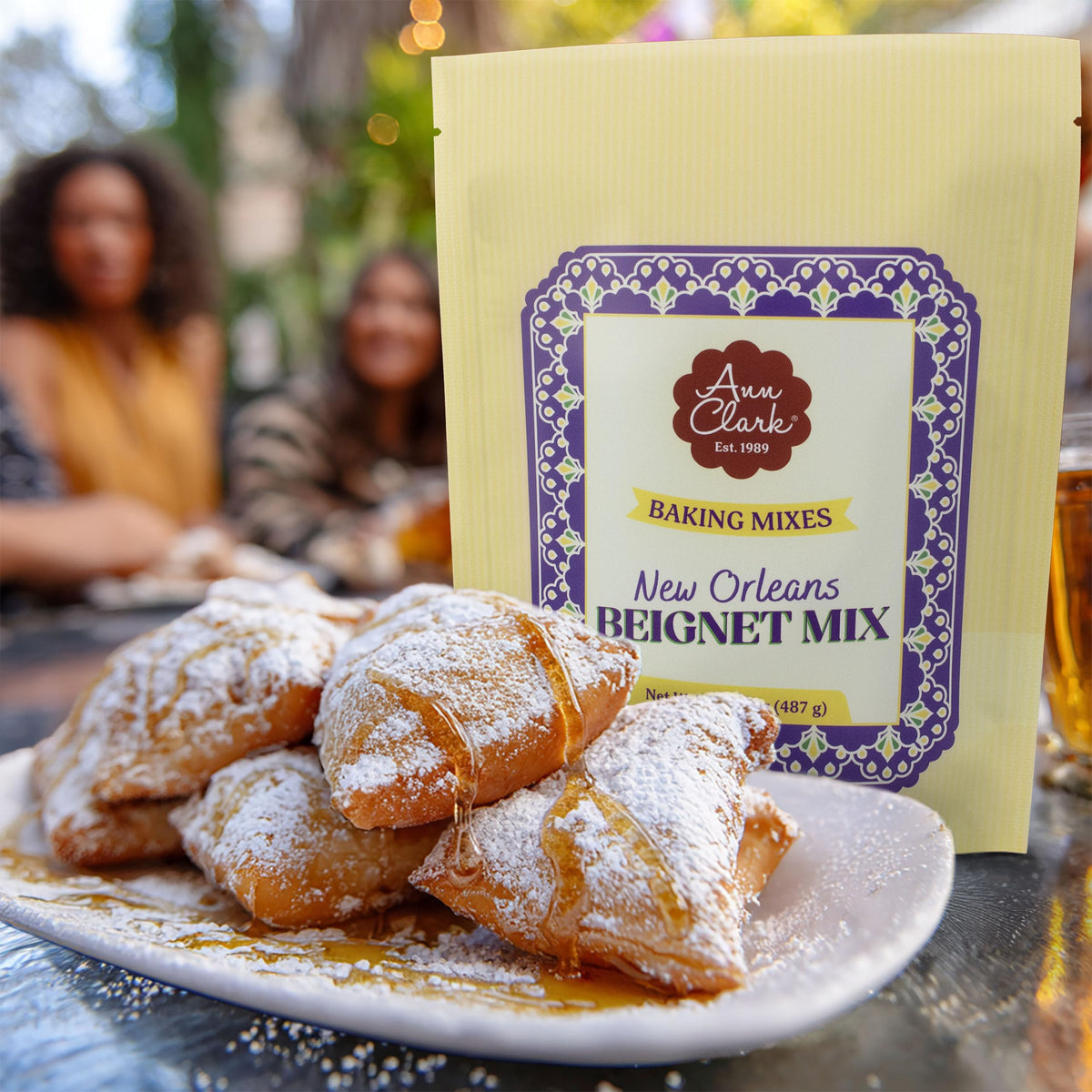Ann Clark Beignet Mix package ready for authentic New Orleans-style beignets.