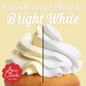 Ann Clark Bright White cake decorating with crisp white base