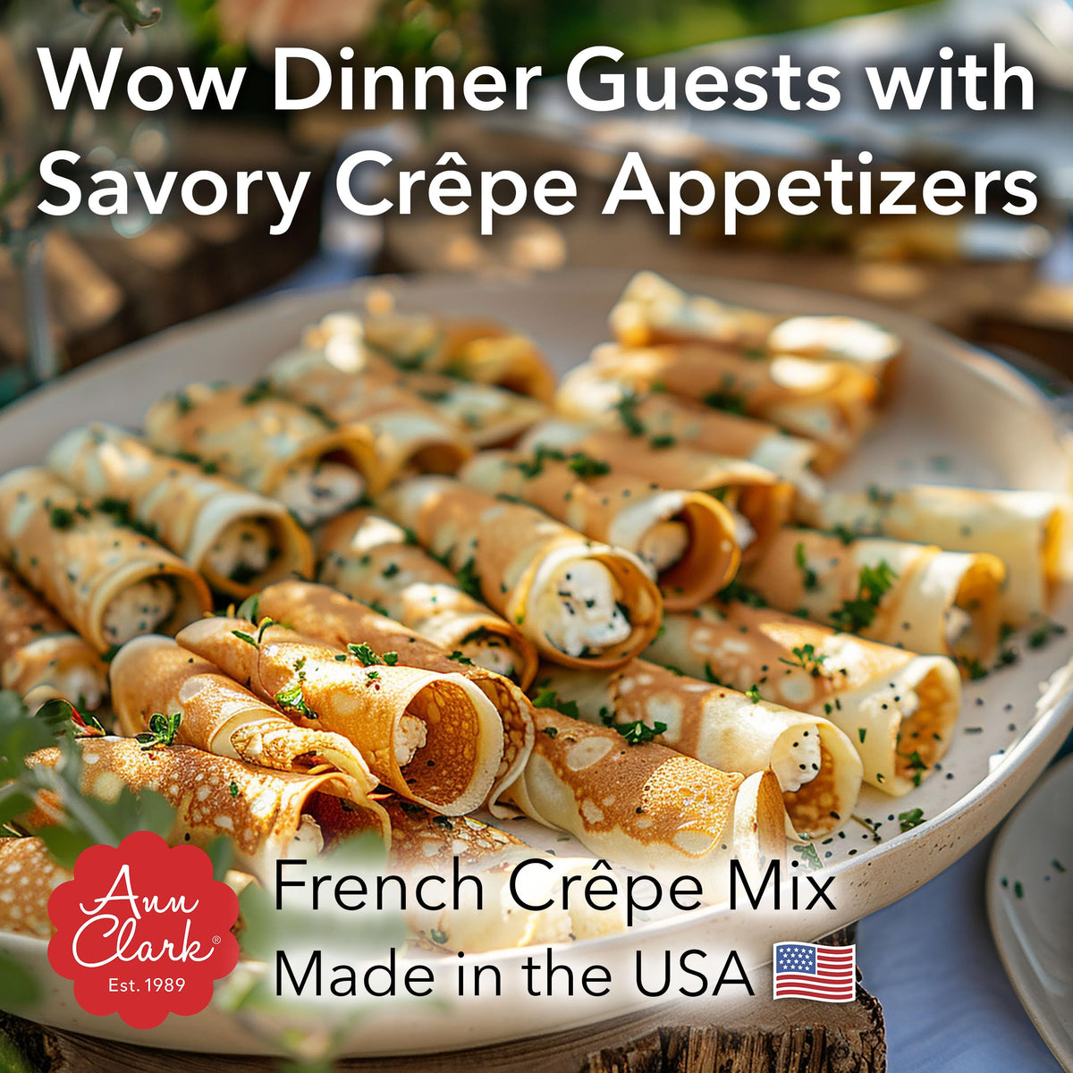 Ann Clark crepe mix filled with berries for a sweet treat