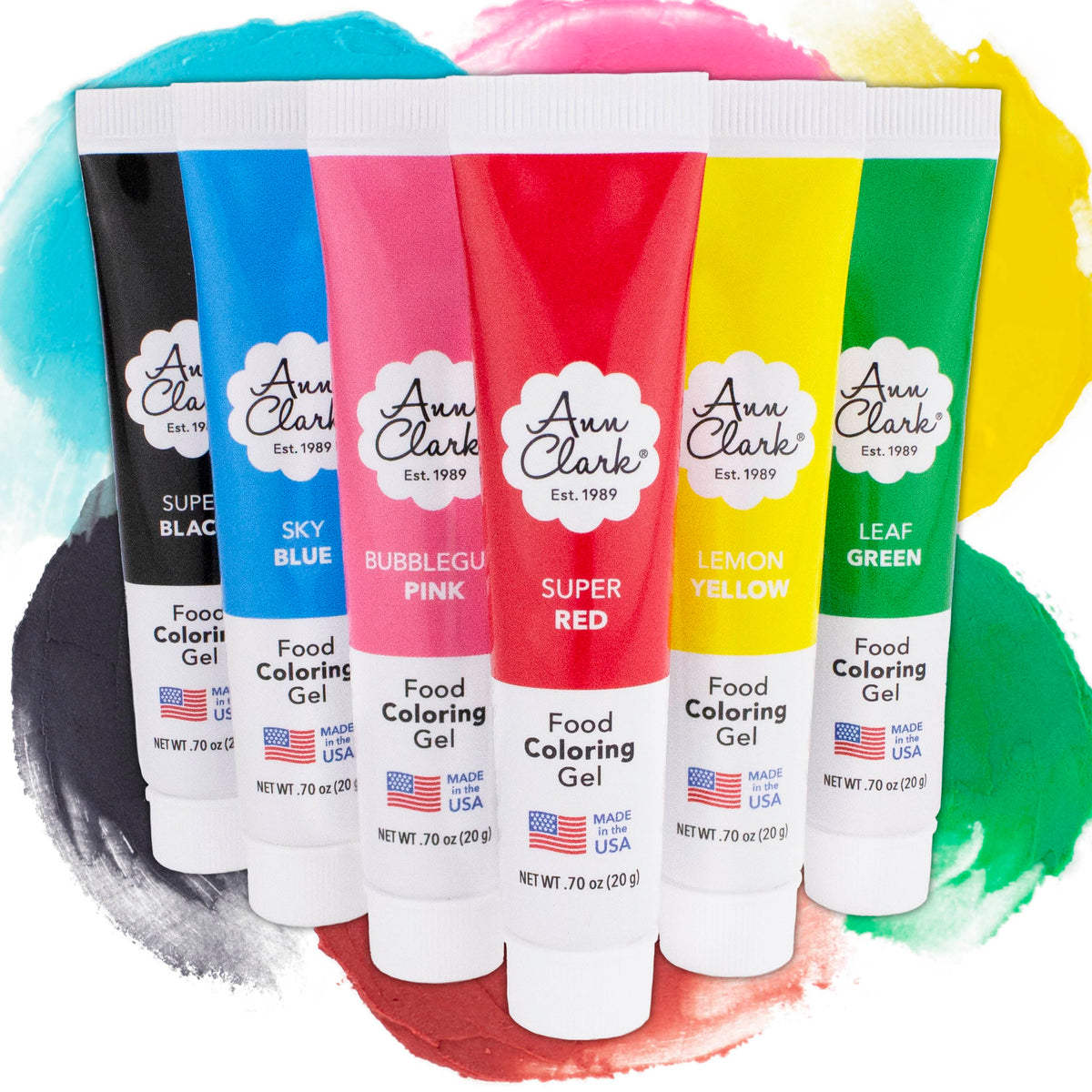 Ann Clark gel color super black 0.7 oz for bold icing and detailed decorations.