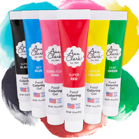 Ann Clark gel color super black 0.7 oz for bold icing and detailed decorations.