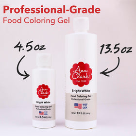Ann Clark made-in-USA coloring gel supports professional cake decorating at home