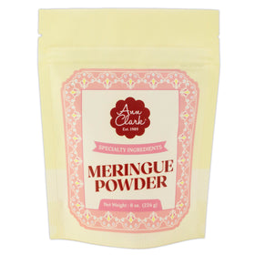 Ann Clark Meringue Powder packaging with resealable pouch for lasting freshness