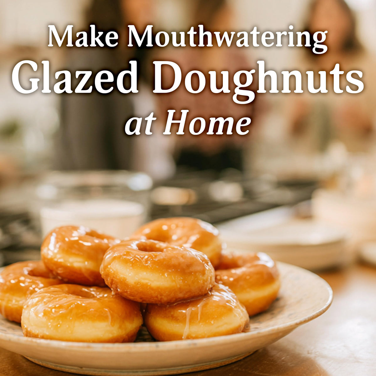 Ann Clark Glazed Doughnut Mix dough during frying reveals fluffy interior.