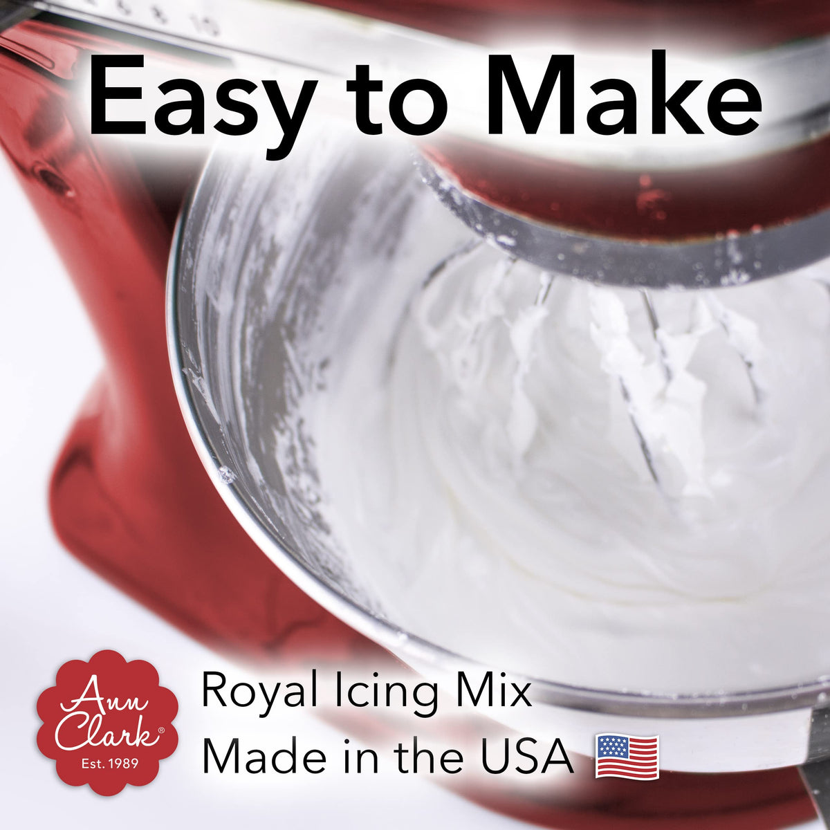 Ann Clark Royal Icing Mix vanilla flavor enhances cookies with natural aroma.