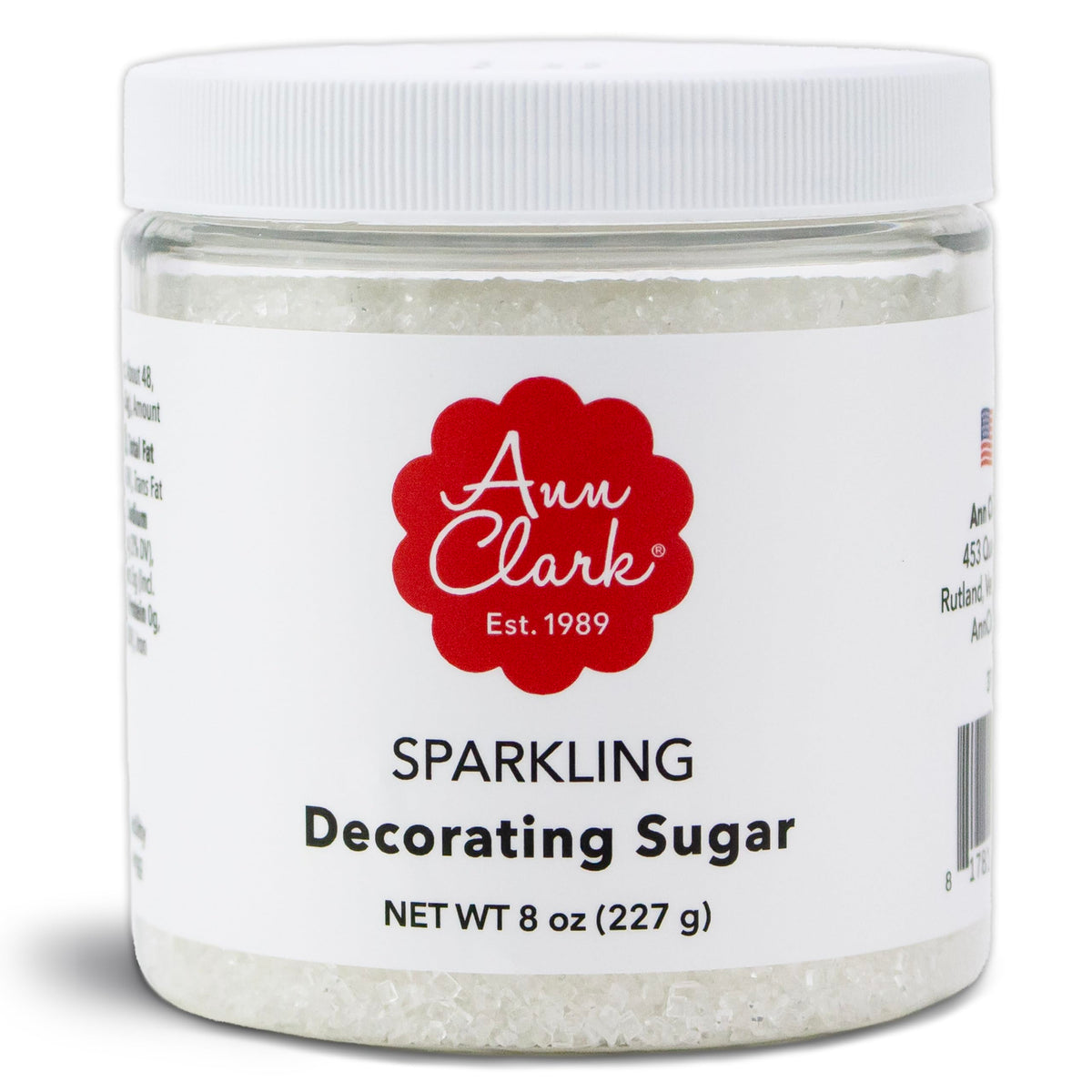 Sparkling Sugar on pastries adds texture and a hint of sweetness