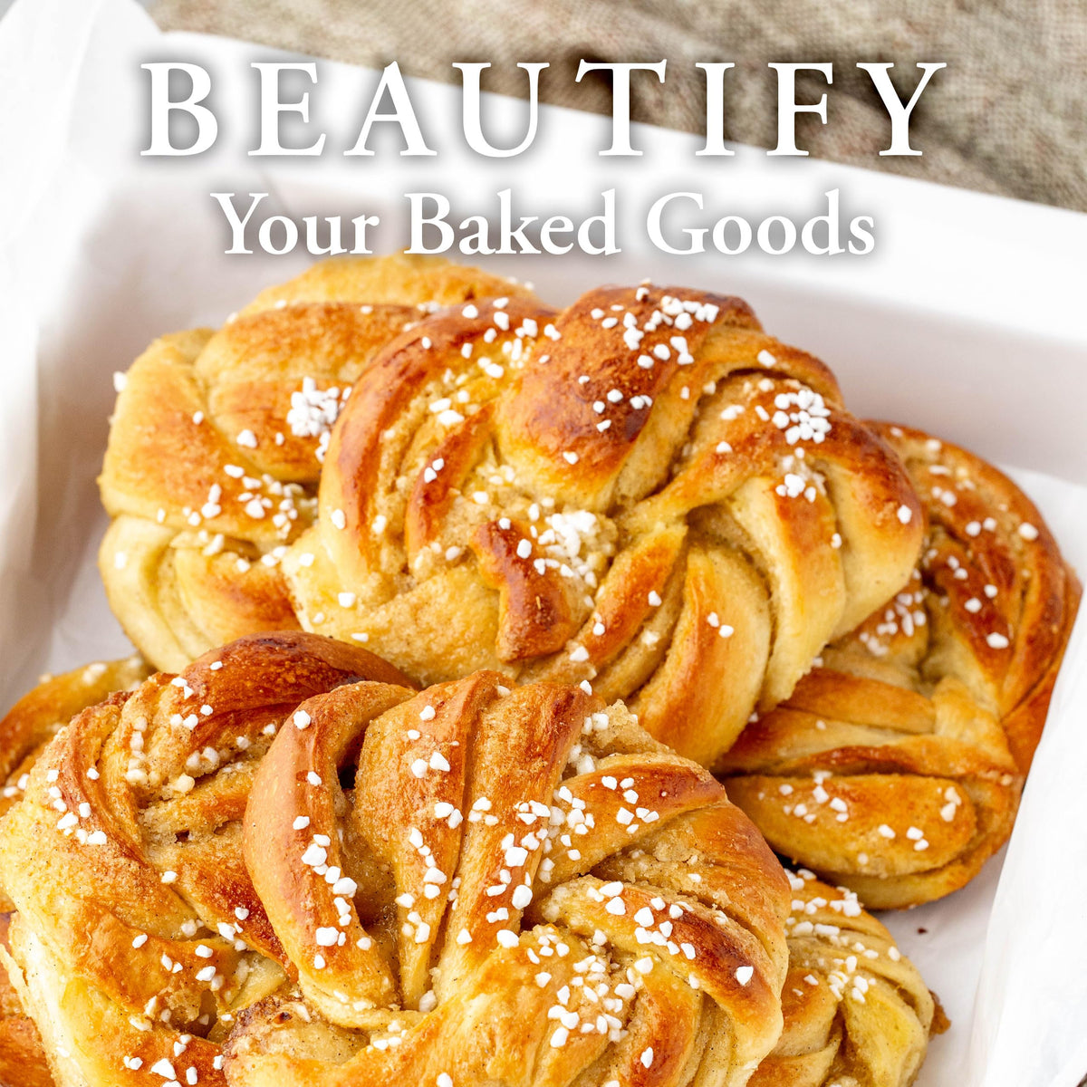 Ann Clark Swedish Pearl Sugar on baked pastries for texture and sparkle.