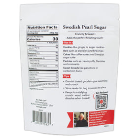 Ann Clark Swedish Pearl Sugar on panettone and croissants adds crunch and beauty.