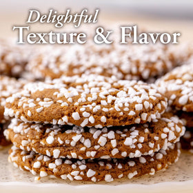 Ann Clark Swedish Pearl Sugar sprinkled on scones for bakery-quality finish.