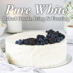 Close-up of vanilla frosting tips featuring Ann Clark product