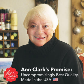 Close-up of Ann Clark vanilla label highlighting quality ingredients