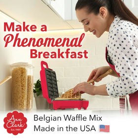 Ann Clark waffles made in the USA with Vermont pride.