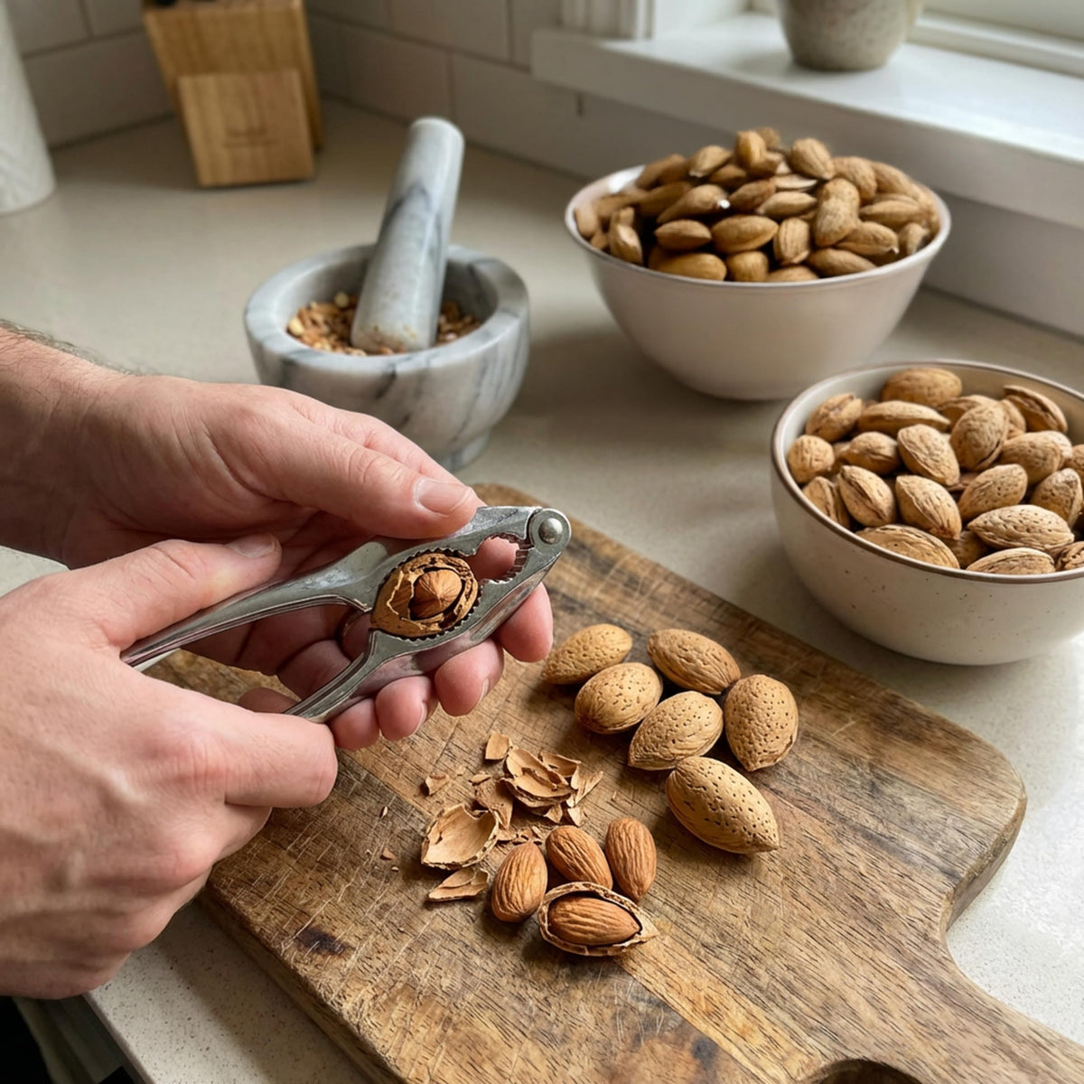 Anna and Sarah almonds whole natural, versatile for snacks and recipes.