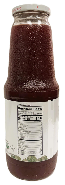 Bold tart flavor idea from Anna and Sarah juice in a glass.