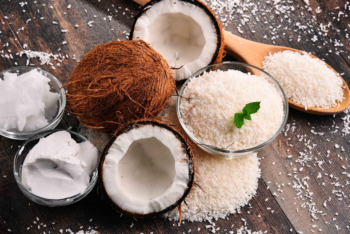 Anna and Sarah coconut cooking ingredient ready for recipes