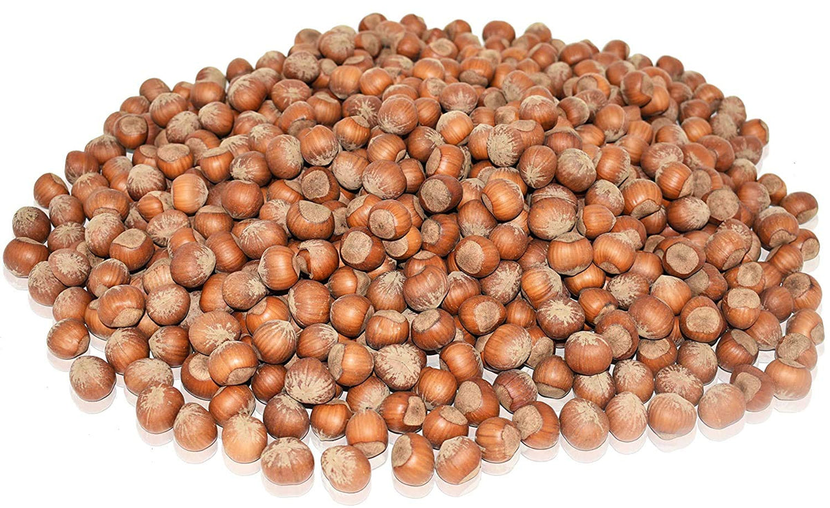 Anna and Sarah hazelnuts in-shell ready for a nutritious snack.