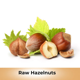 Anna and Sarah hazelnuts overview pouch, resealable for lasting freshness.