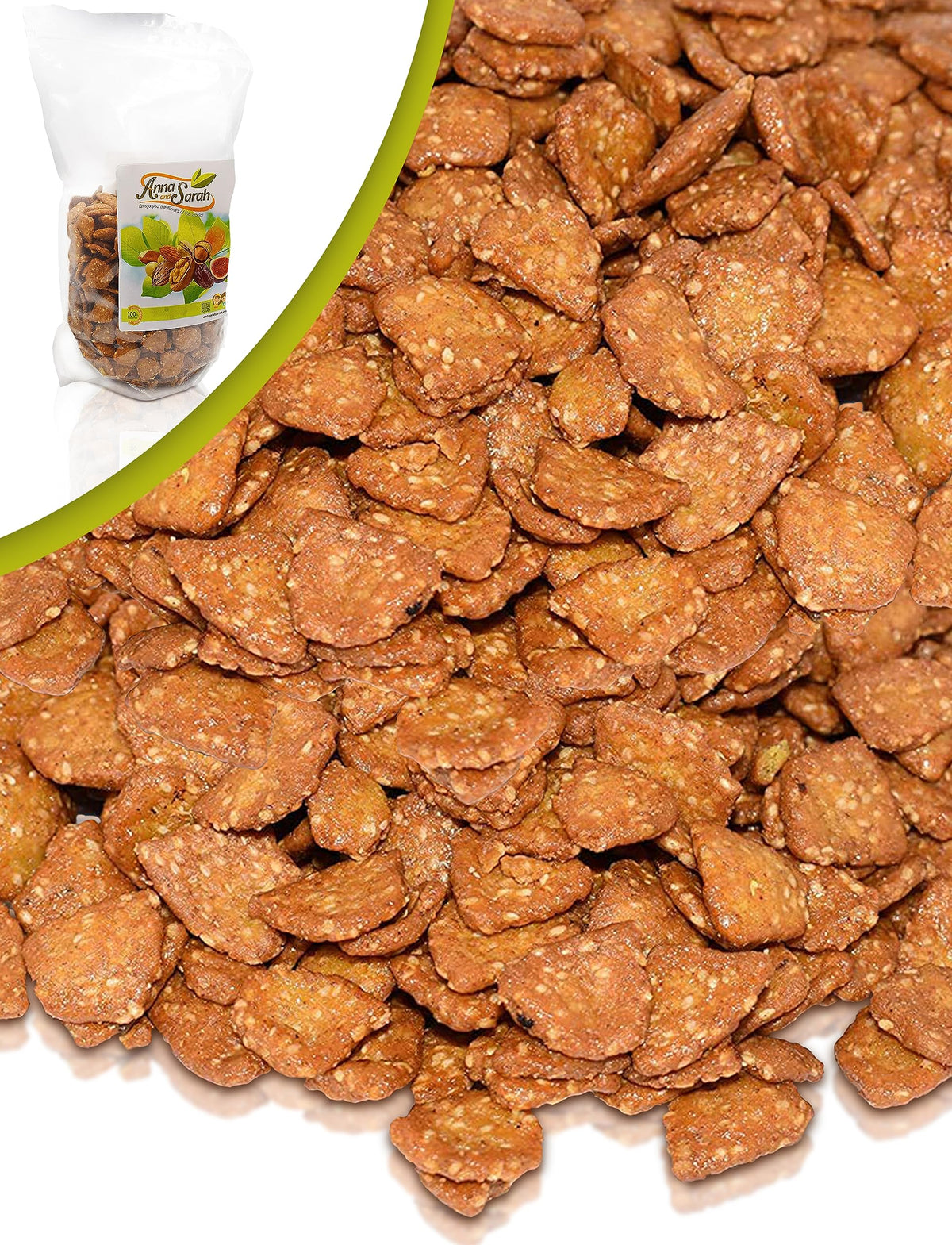 Anna and Sarah honey roasted sesame chips serving bowl for party snacking