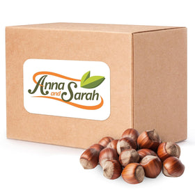 Anna and Sarah Oregon hazelnuts in shell, perfect for snacking with heart-healthy fats.