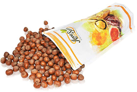 Anna and Sarah Oregon hazelnuts in-shell close-up highlighting freshness.