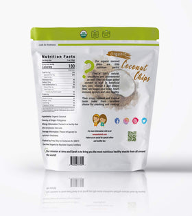 Origin Philippines note on packaging for Anna and Sarah coconut chips.