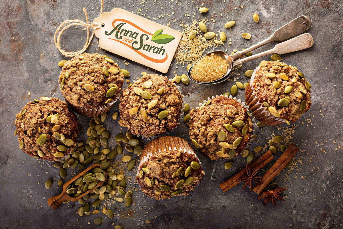 Anna and Sarah pumpkin seeds raw shell-free for easy snacking