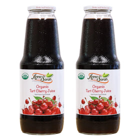 Anna and Sarah tart cherry juice 33.8 oz bottle with no added sugar.