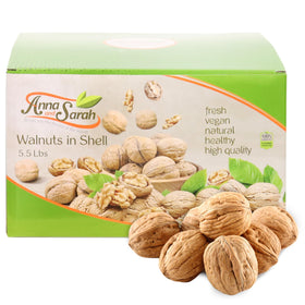 Anna and Sarah walnuts kernel closeup reveals rich buttery interior