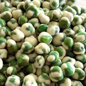 Anna and Sarah Wasabi Peas bag front for convenient snacking