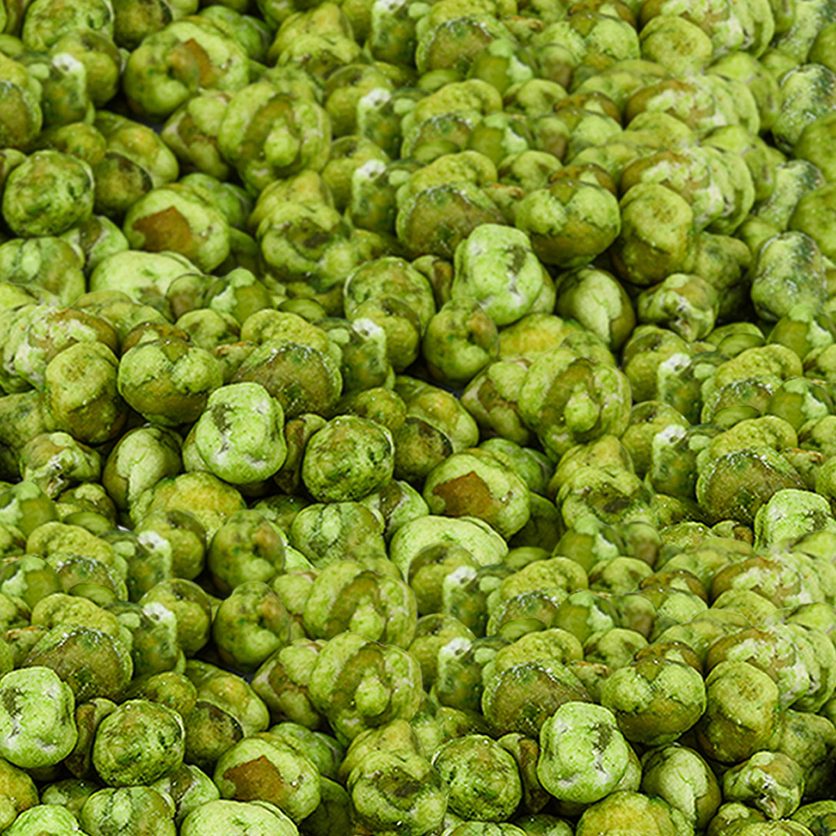 Anna and Sarah Wasabi Peas crisp close-up shows crunchy texture