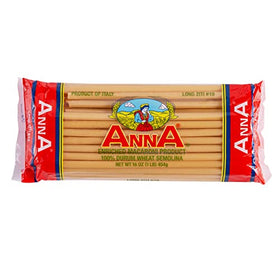 Anna Home Collection uncooked ziti; versatile shape for classic Italian dishes.