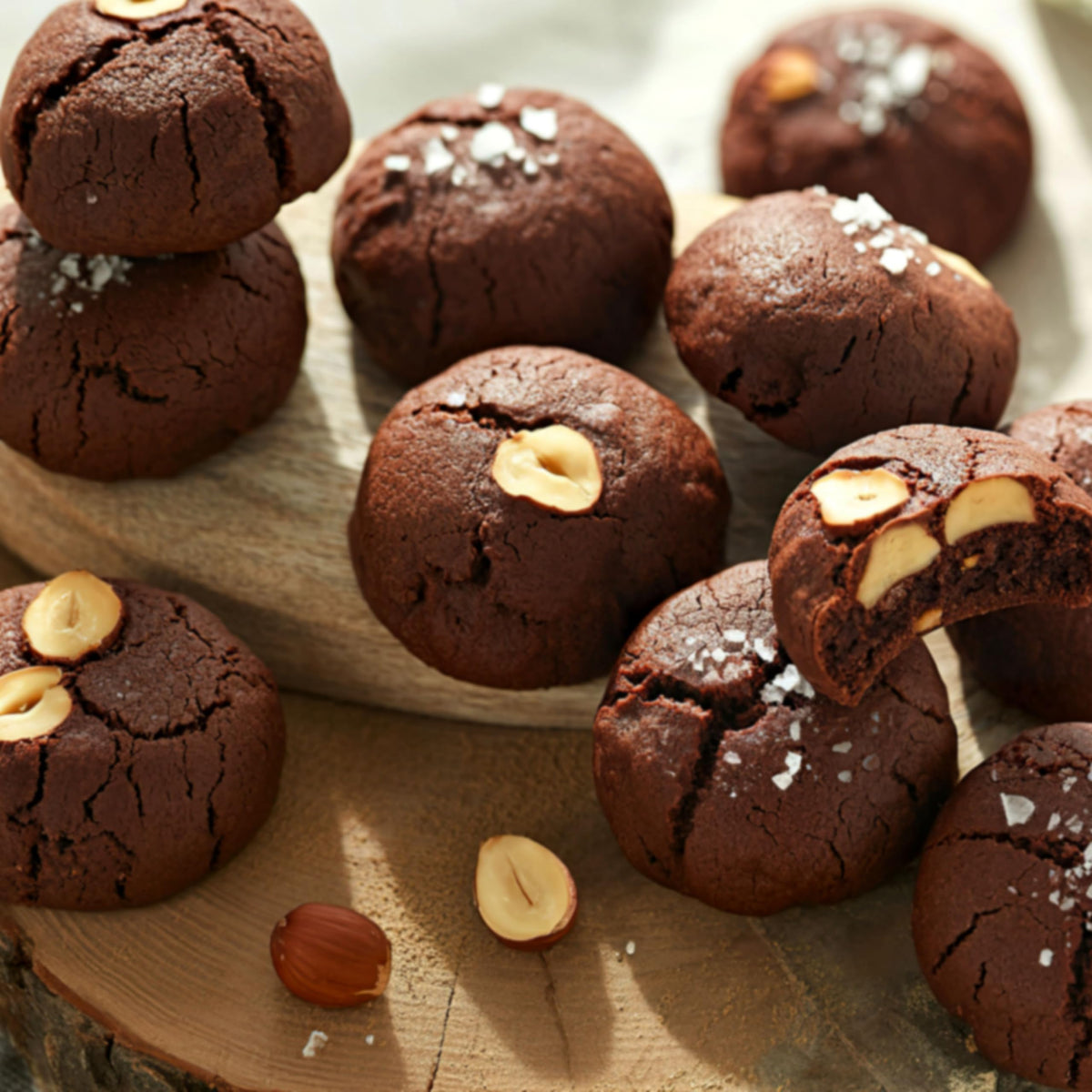 Anna and Sarah hazelnuts used in energy bars for snacking.