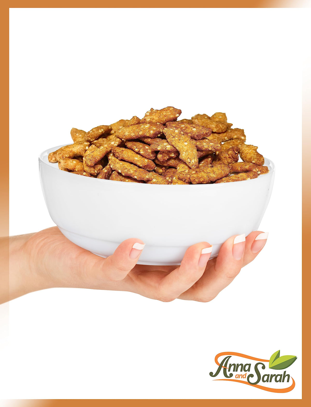 Anna and Sarah resealable bag highlights freshness preservation for snack stash.