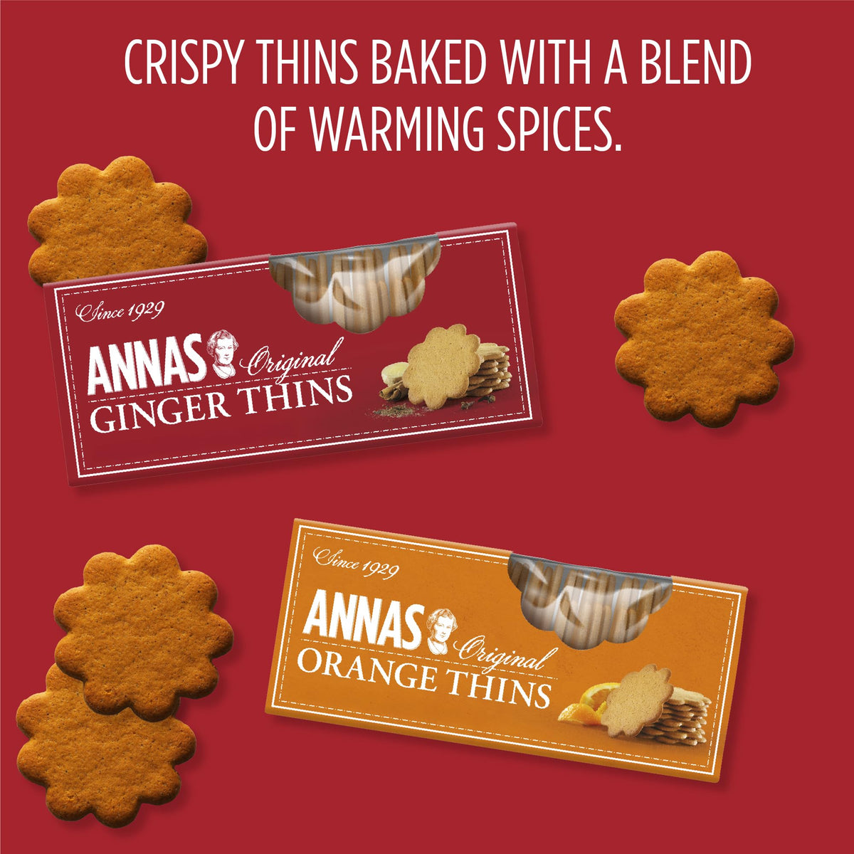 Annas Thins Orange Pepparkakor spice essence with cinnamon, ginger, and cloves aroma