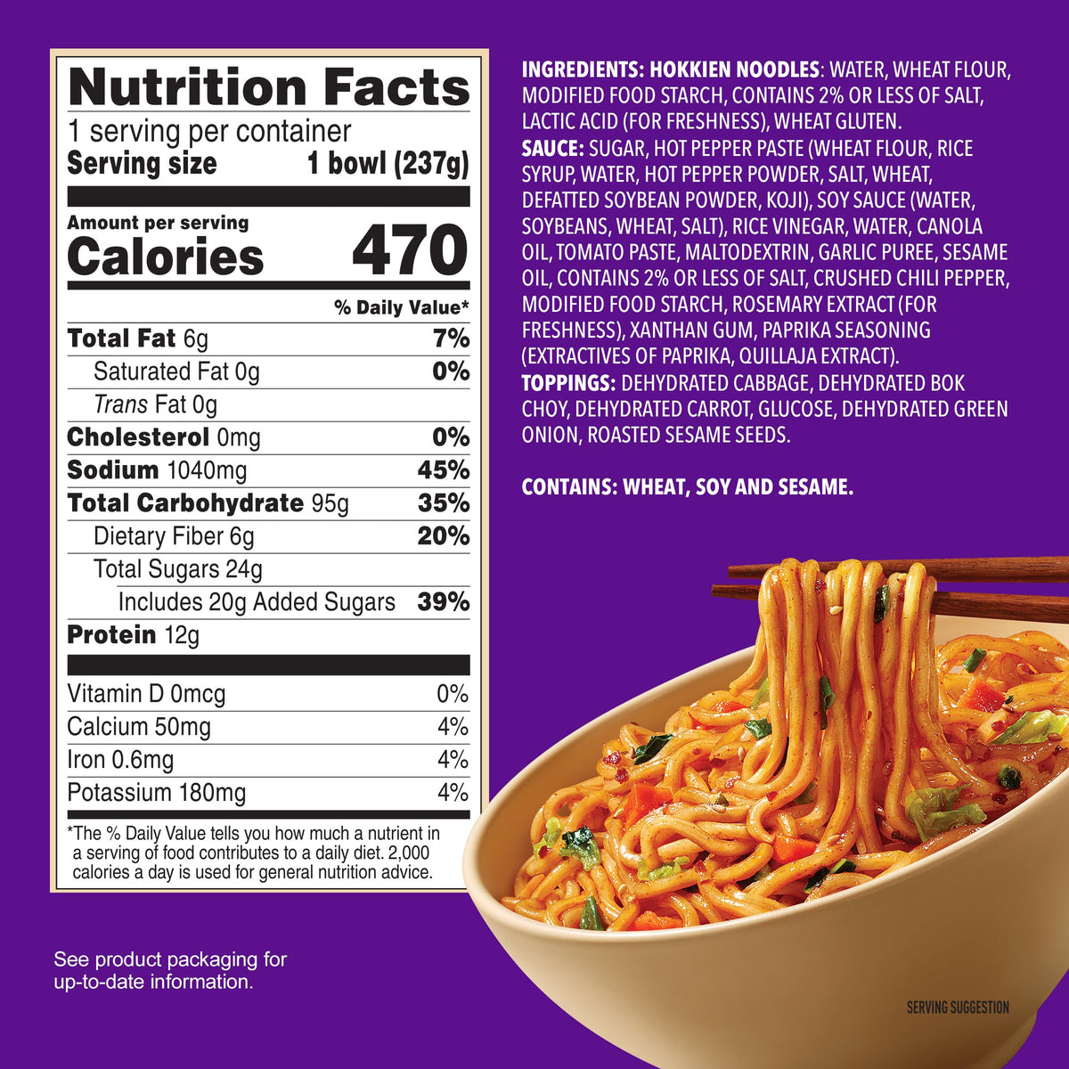 Annie Chun's noodles and veggies provide a versatile, crave-worthy base.