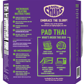 Annie Chun's Pad Thai bowl sauce glow, ideal for quick weeknight meals.