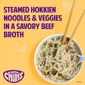 Annie Chun's Pho Soup Bowl Hokkien-noodles provide chewy texture.