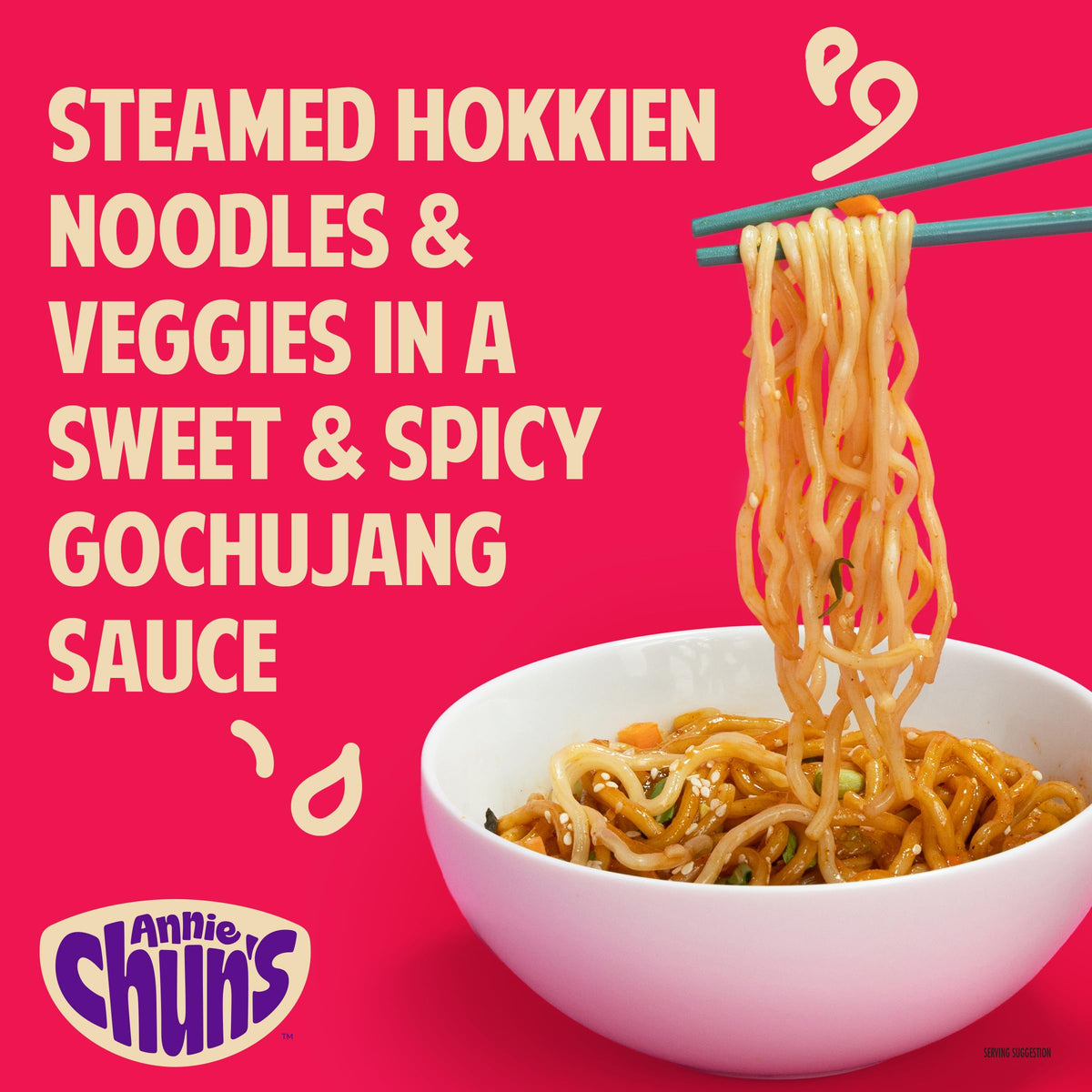 Annie Chun's Sweet Chili Bowl microwaves in two minutes for fast meals.