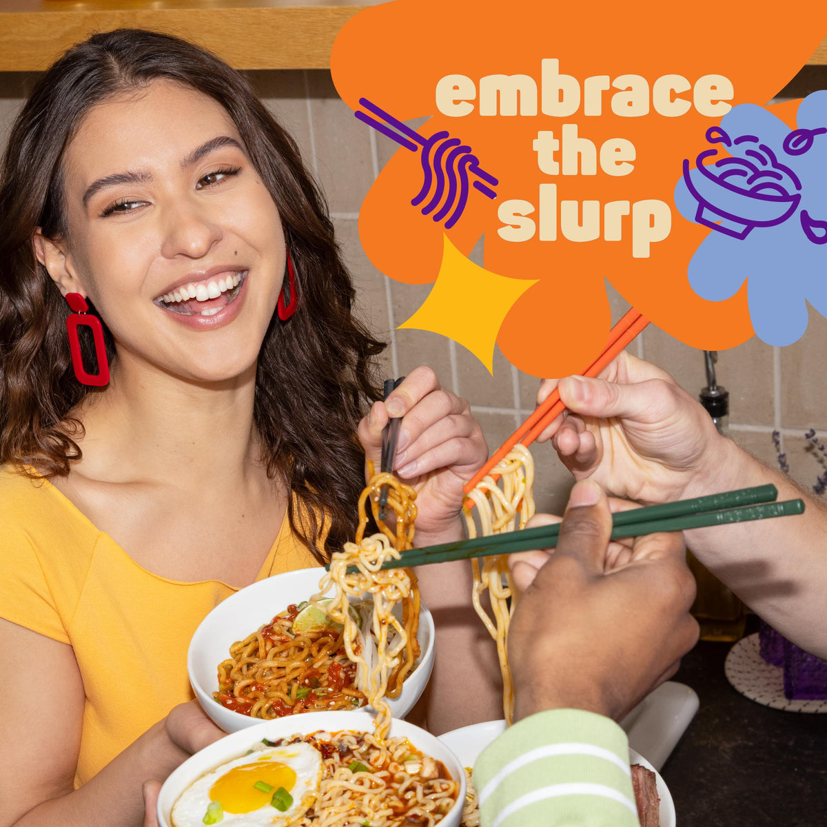 Six-pack of Annie Chun's Yakisoba noodle bowls for convenient meal planning.