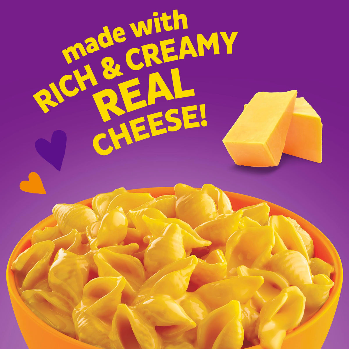Annie's Deluxe Shells and Aged Cheddar box back, showcasing organic pasta ingredients.