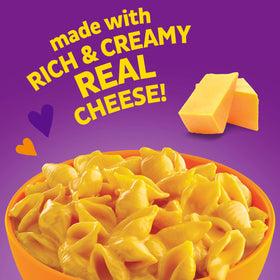 Annie's Deluxe Shells and Aged Cheddar box back, showcasing organic pasta ingredients.