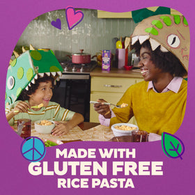Ingredients highlight gluten-free rice pasta and real cheese from Annie's recipe.