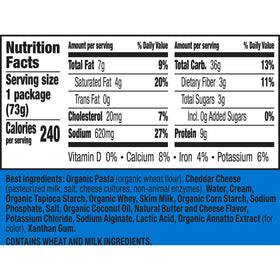 Annie's kid-friendly cheddar flavor enjoyed by families.