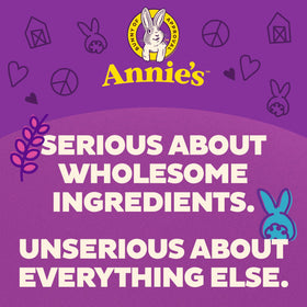 Organic certification badge highlighting Annie's dairy and ingredients