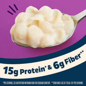 Pack of 12 Annie's Super! Mac shells, a convenient shelf-stable meal option.