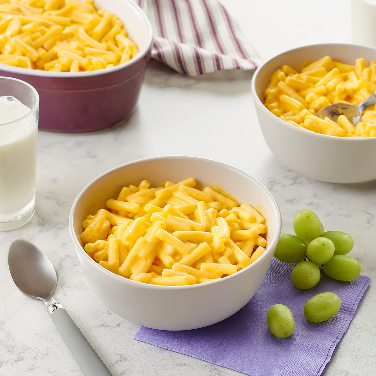 Annie's Vegan Mac packaging emphasizes USDA Organic and non-GMO contents for mindful meals.