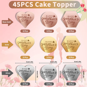Ansee topper circles in rose gold enhances cupcakes for celebrations.